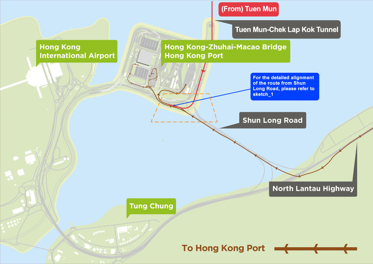 Driving to Hong Kong Port-lg