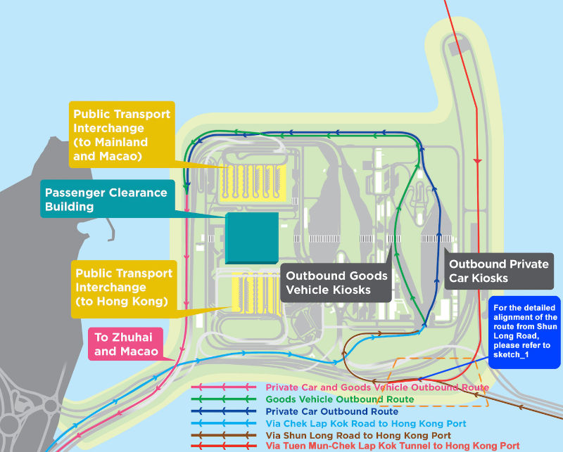 The Hong Kong-Zhuhai-Macao Bridge Hong Kong Port Right-driving Arrangement