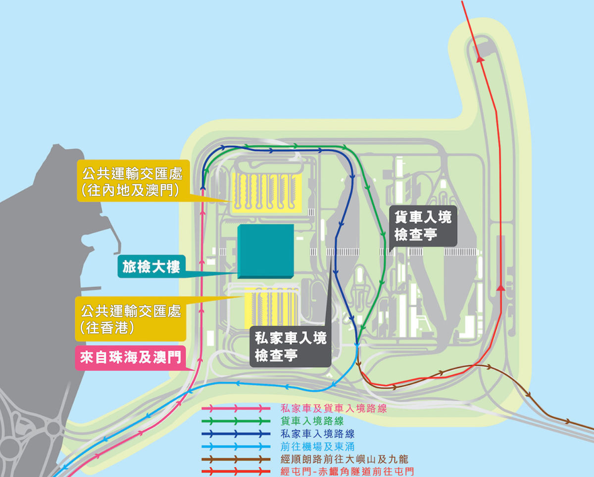 車輛入境路線