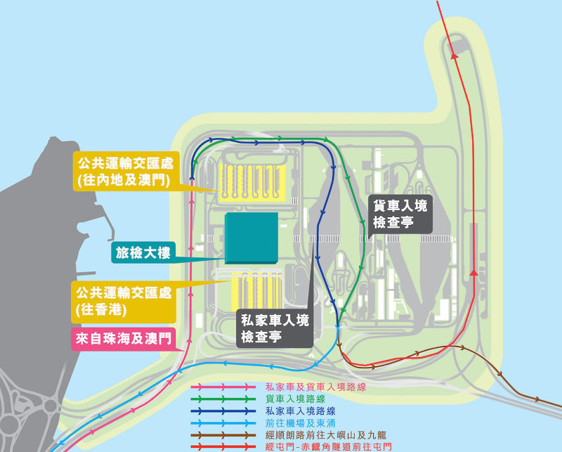 車輛入境路線