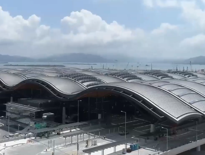 Mega Bridge Passenger Building Designed to Make Waves (Information Services Department’s video)